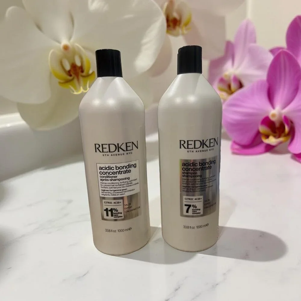 Redken Acidic Bonding Concentrate Complete Set Sham Con Treatment Mask 33.8 oz